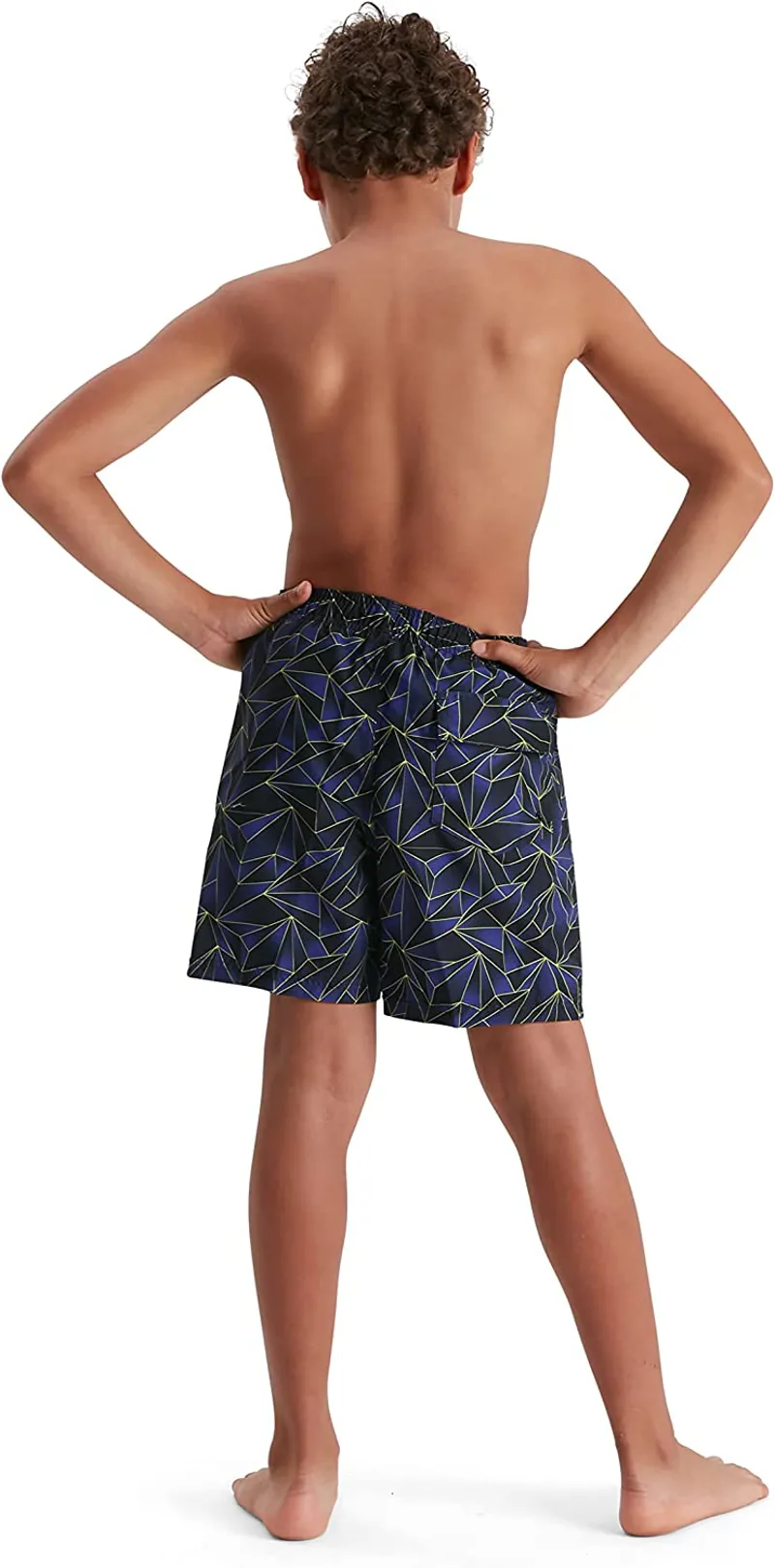 Speedo Boys Printed Leisure 15 inch Watershort Black/Blue-2
